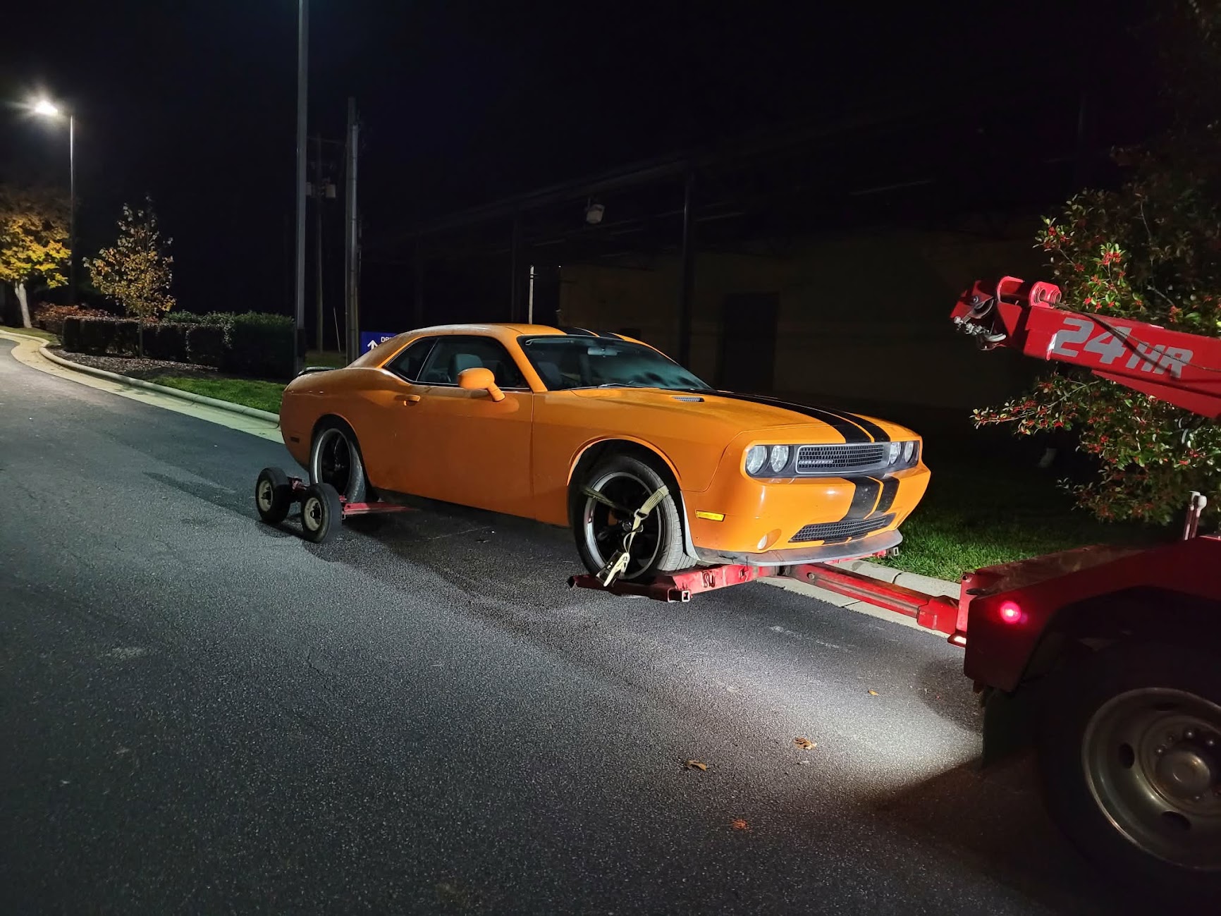 Towed vehicle photo